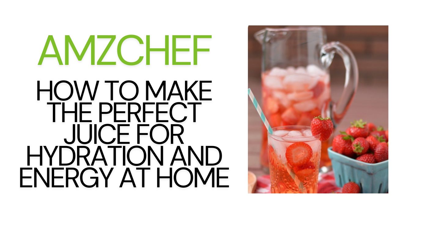 How to make the perfect juice for hydration and energy at Home