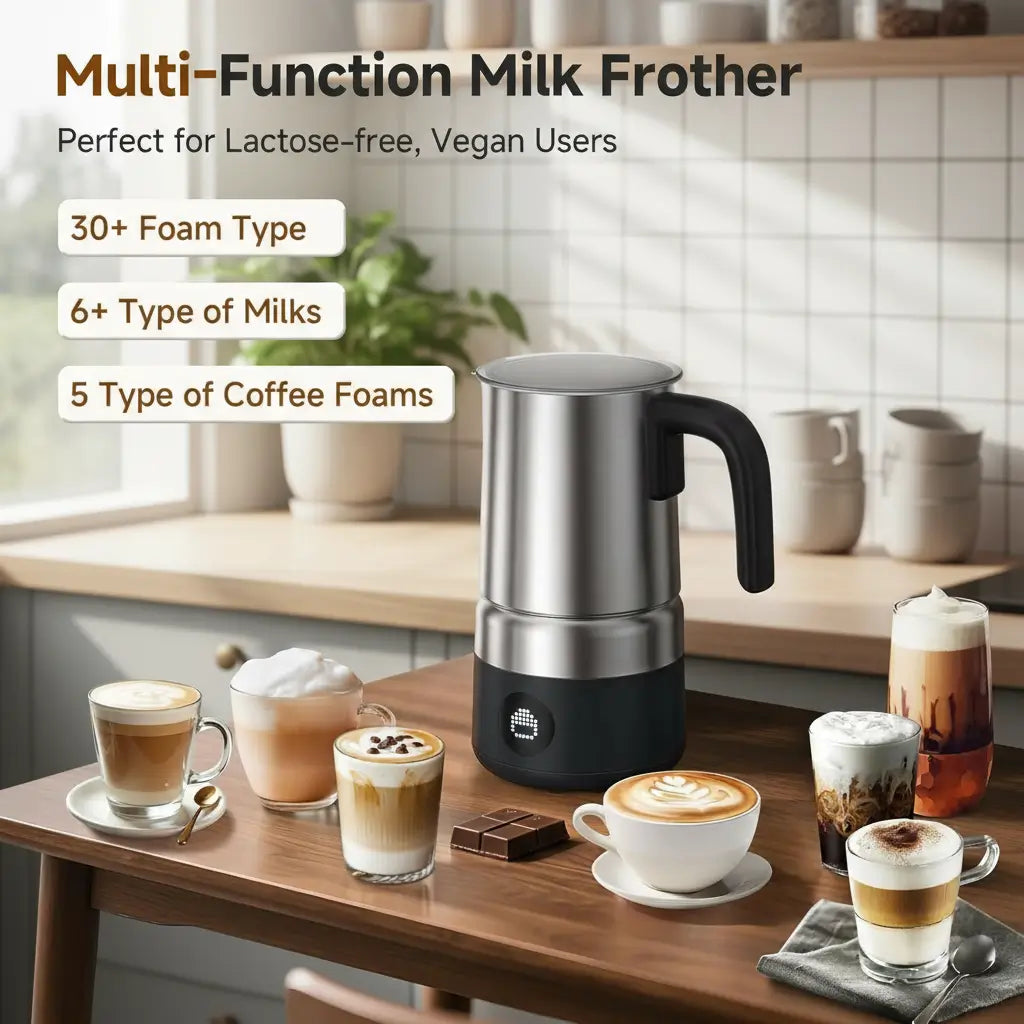 Multi Function Milk Frother For Coffee