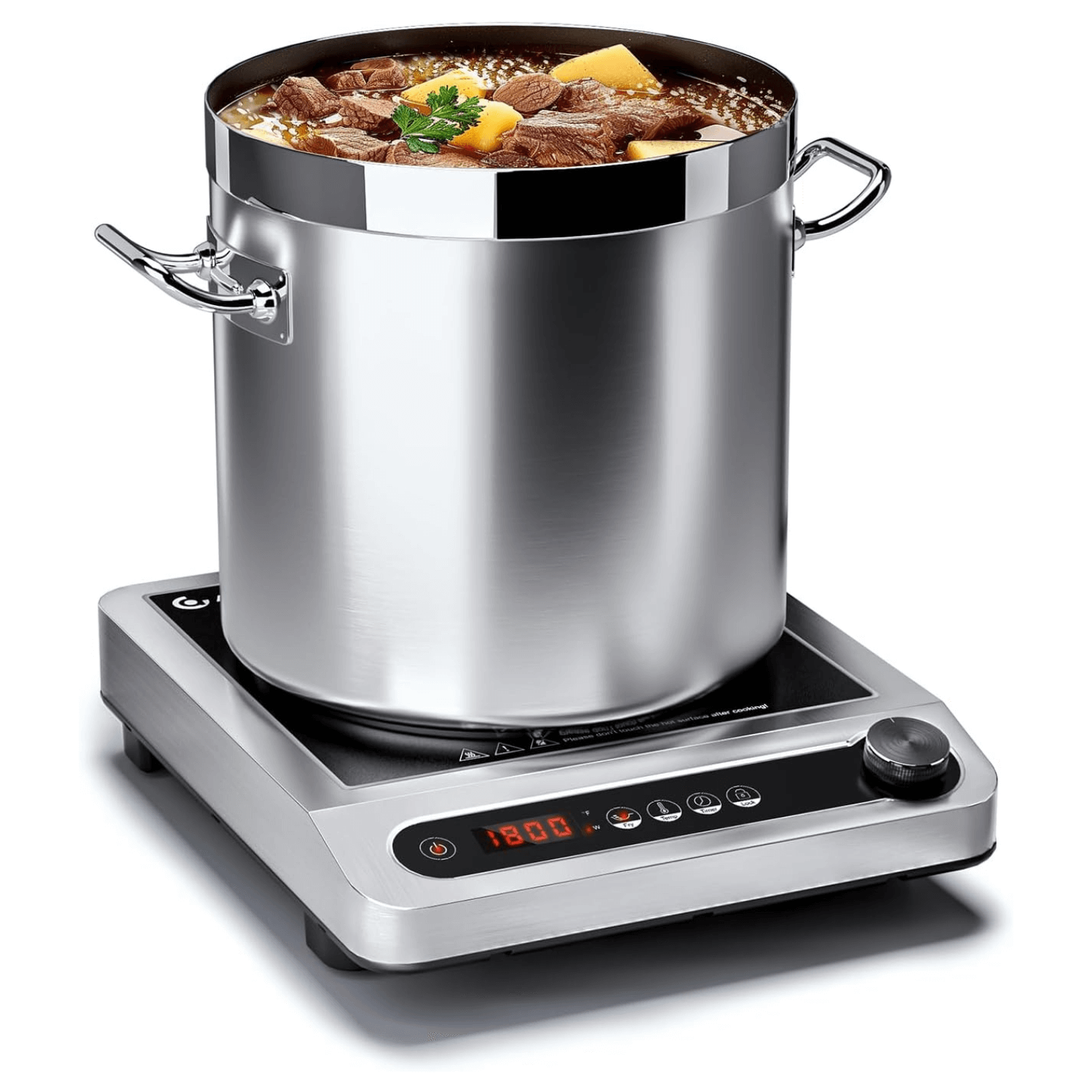 AMZCHEF Commercial Induction Cooktop 1800W Countertop HL-PC4