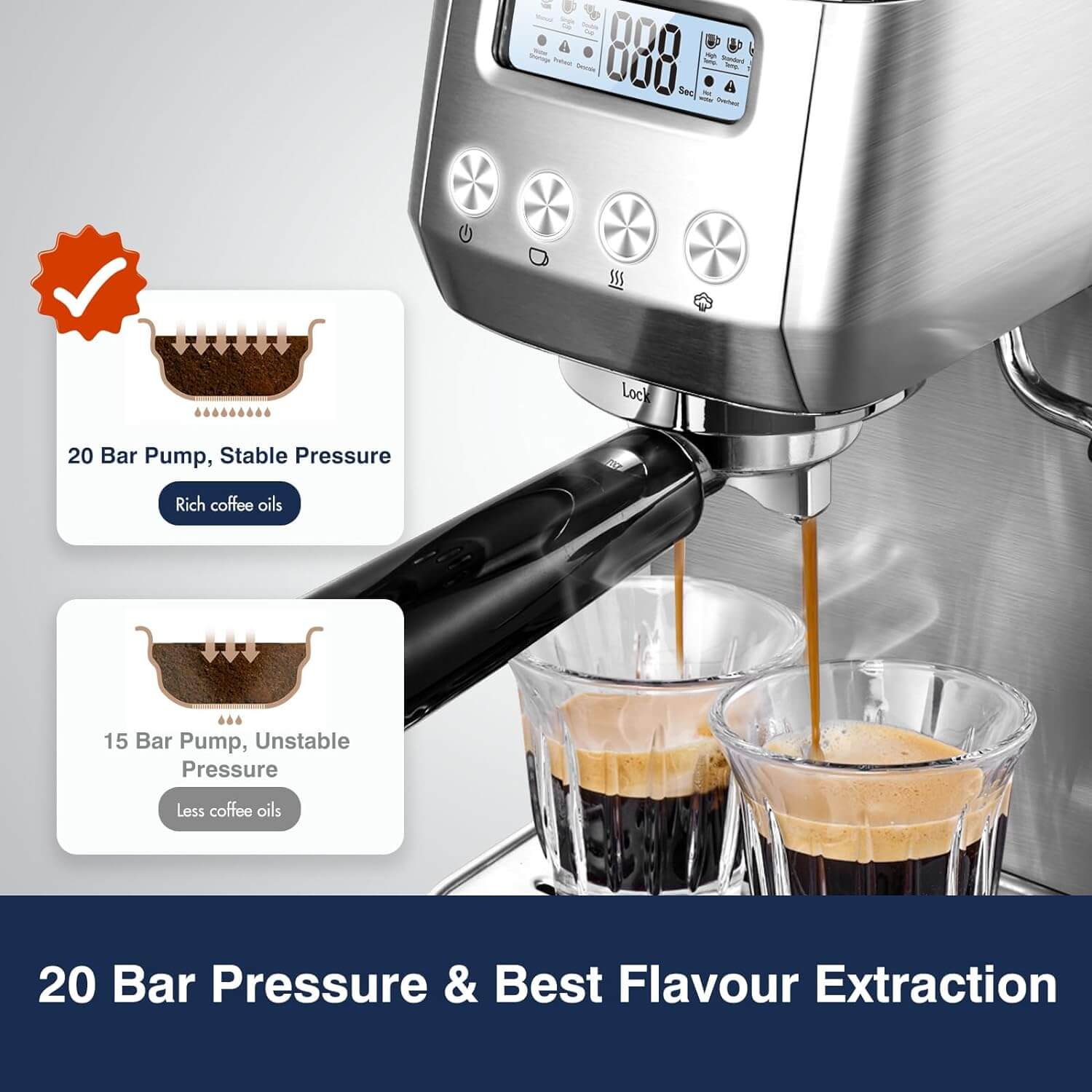 AMZCHEF Espresso Maker