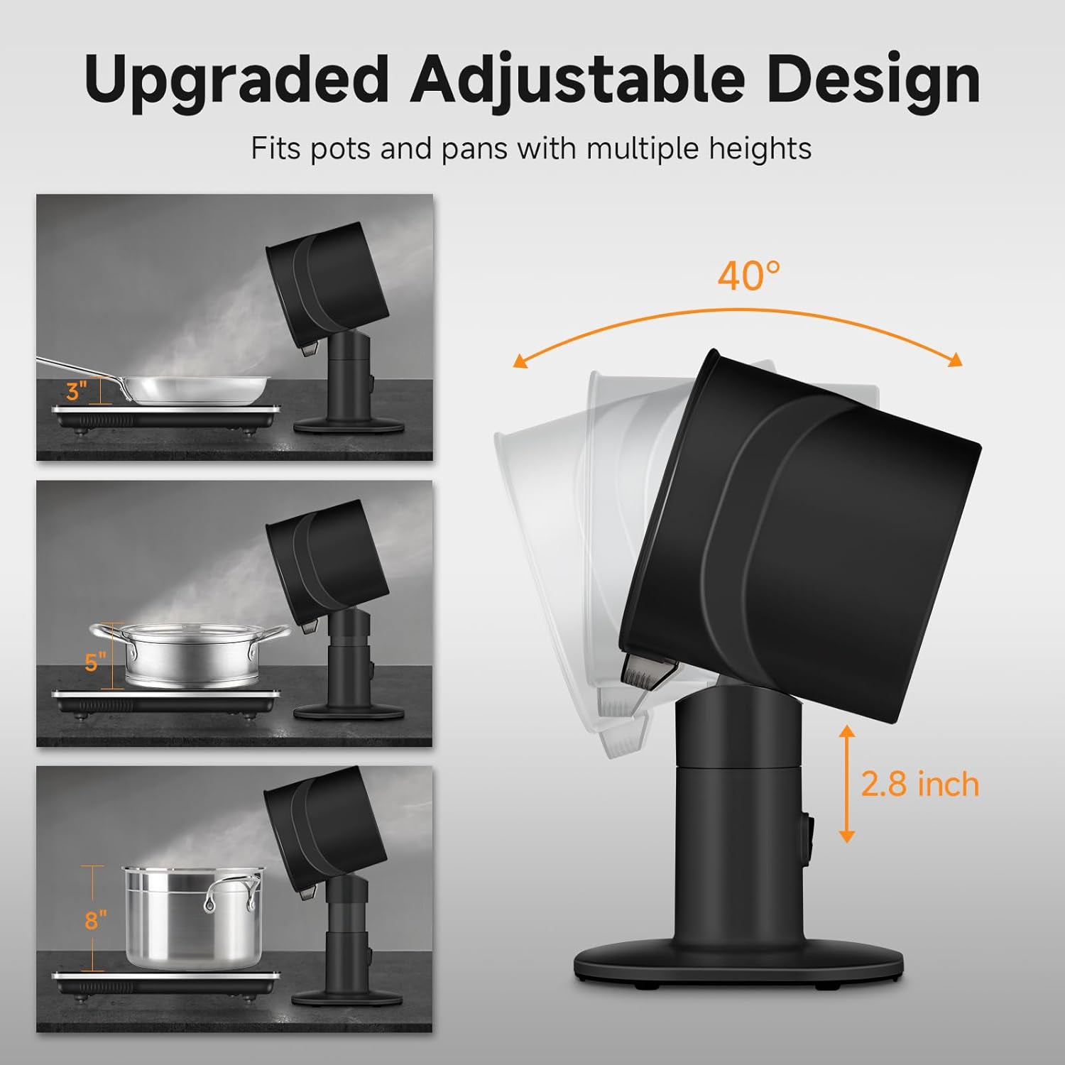 Amzchef Portable Range Hood 4 Speed