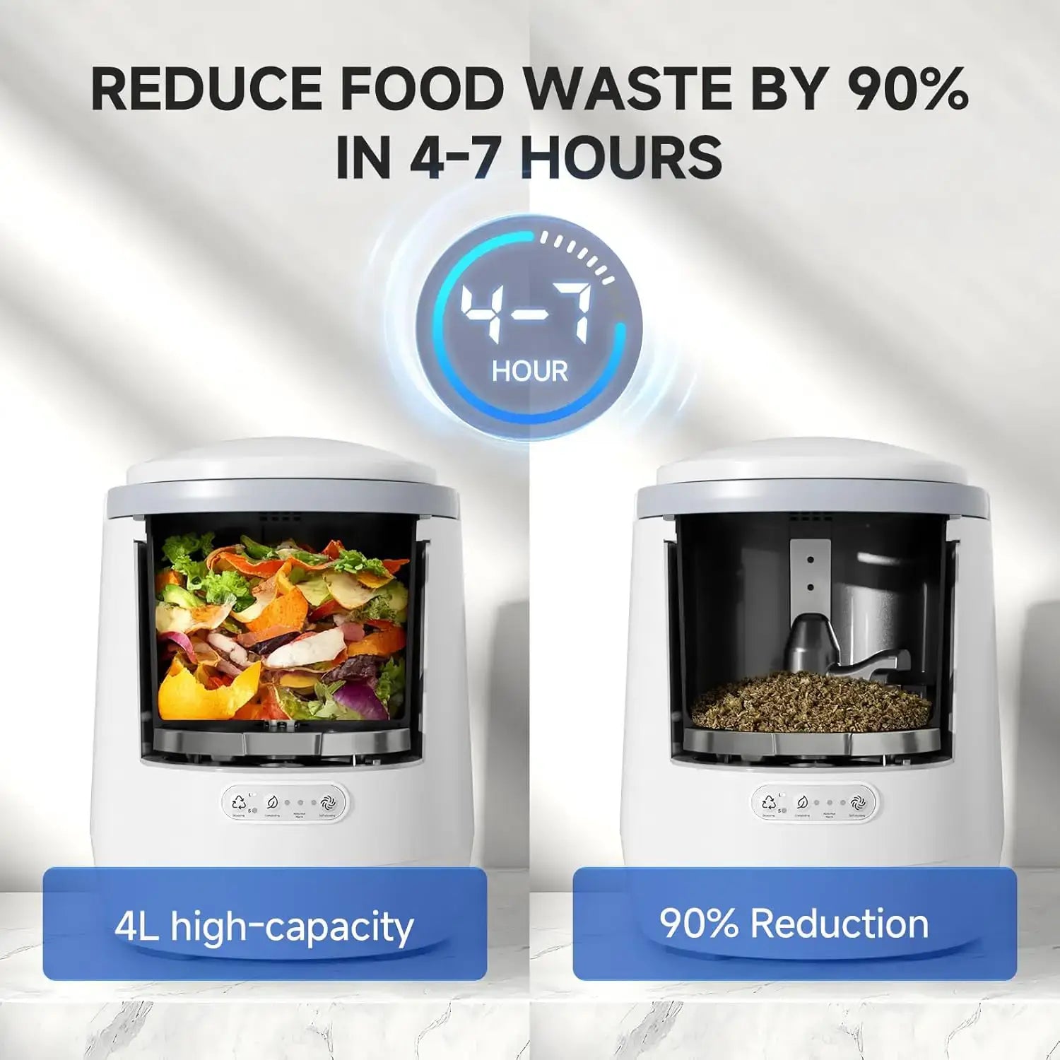 AMZCHEF Smart Electric Kitchen Composter