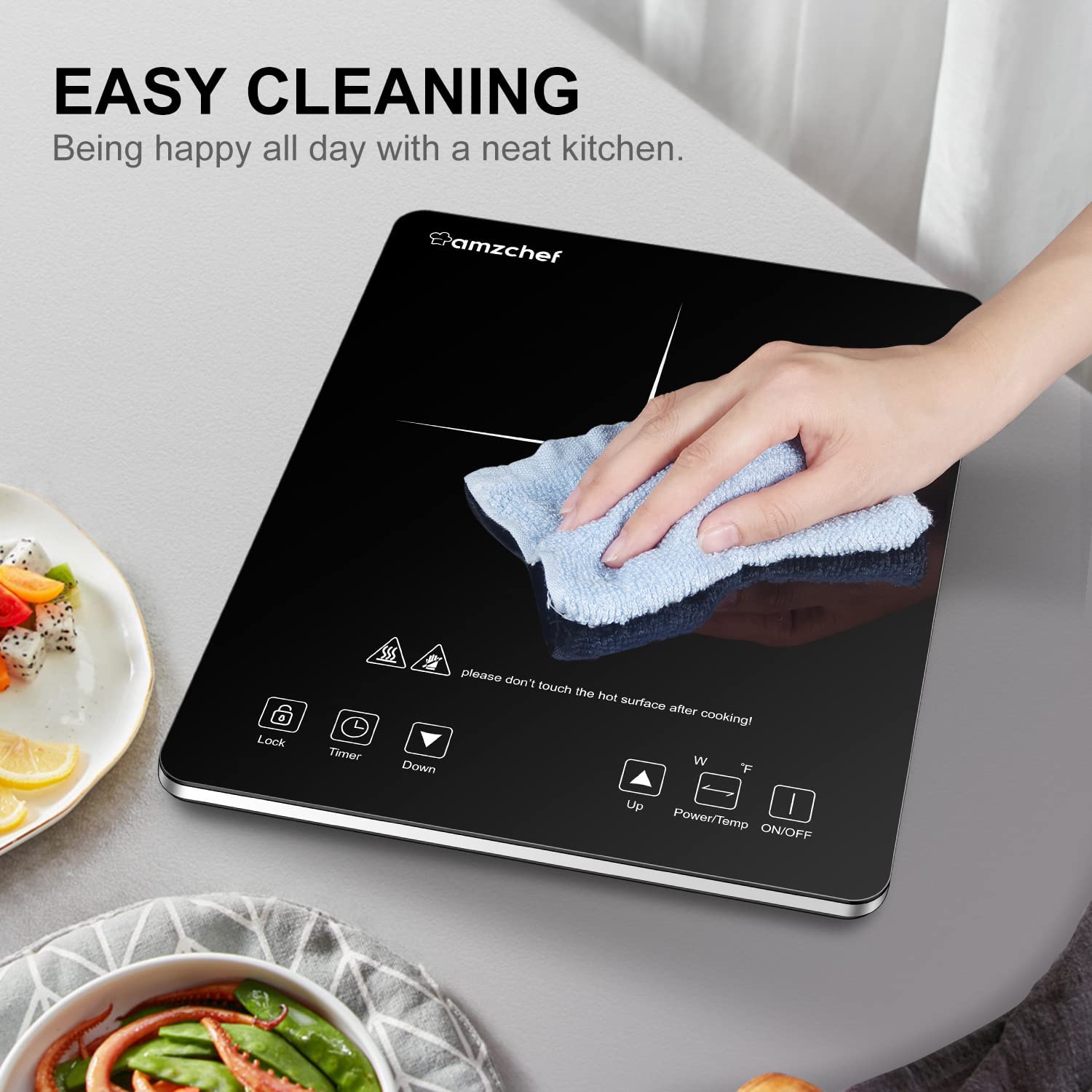 AMZCHEF-Portable Single Induction-SK-CB01-1