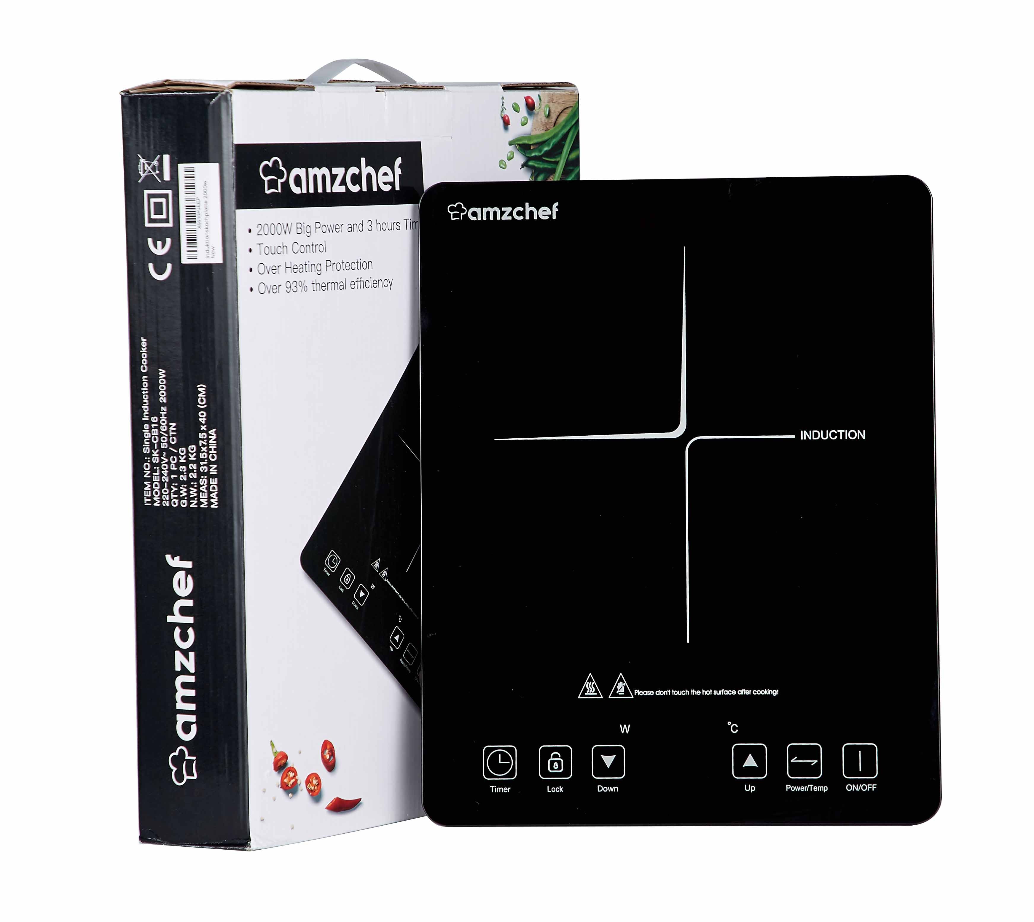 AMZCHEF-Portable Single Induction-SK-CB01-1