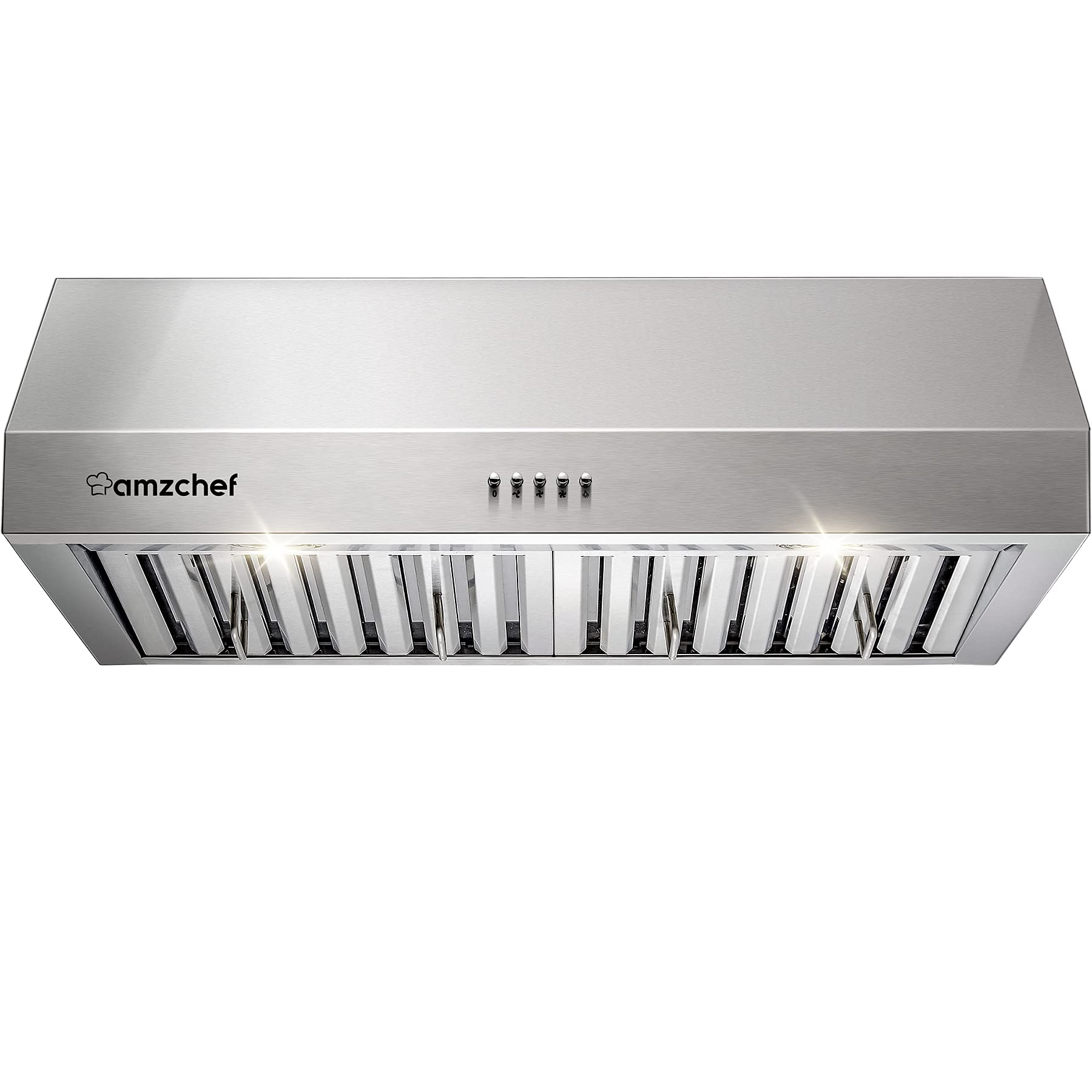 AMZCHEF Wall Mount Range Hoods 30 inch Button 2