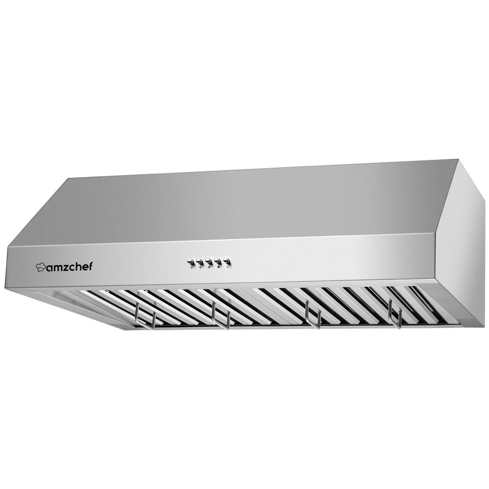 AMZCHEF Wall Mount Range Hoods 30 inch Button 2