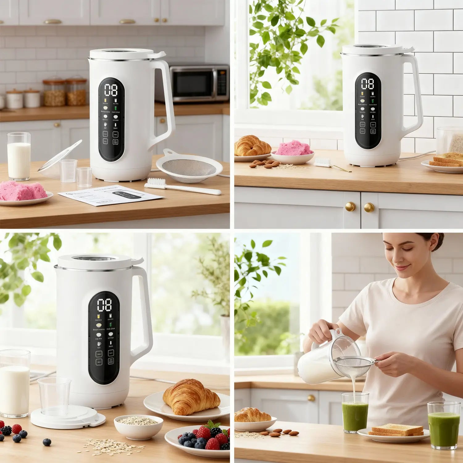 10 in 1 Nut Milk Maker for Homemade Almond Milk