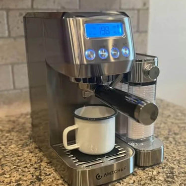 AMZCHEF 20 Bar Cappuccino Coffee Machines with Automatic Milk Frother