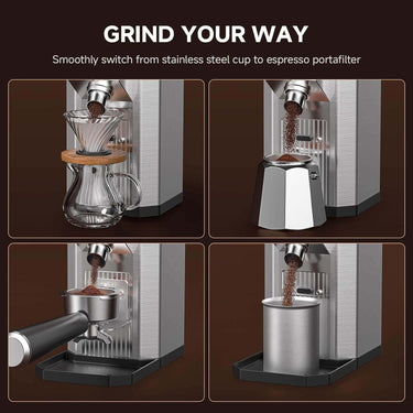 AMZCHEF Coffee Grinder for French Press