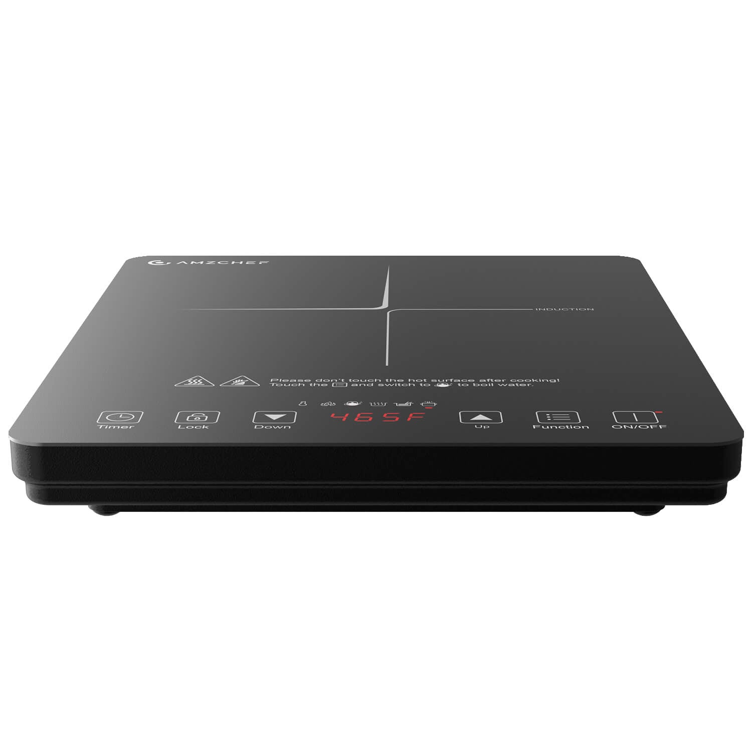 AMZCHEF Portable Induction Cooktop 20 Power Levels