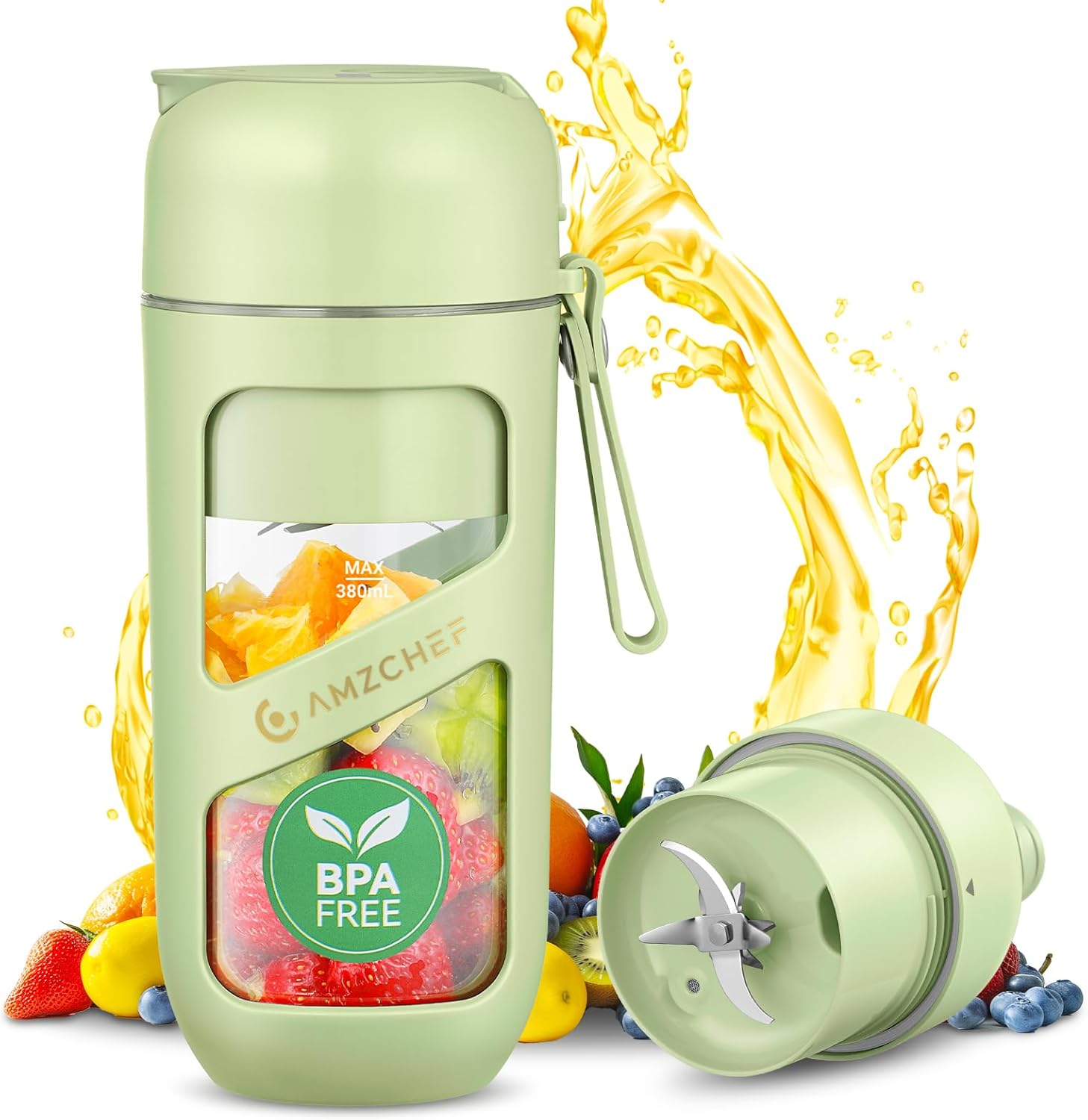 AMZCHEF Portable Mixer for Milkshake