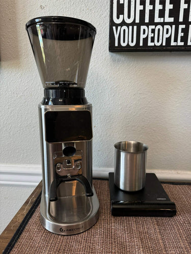 AMZCHEF Coffee Grinder with Removable Funnel Base