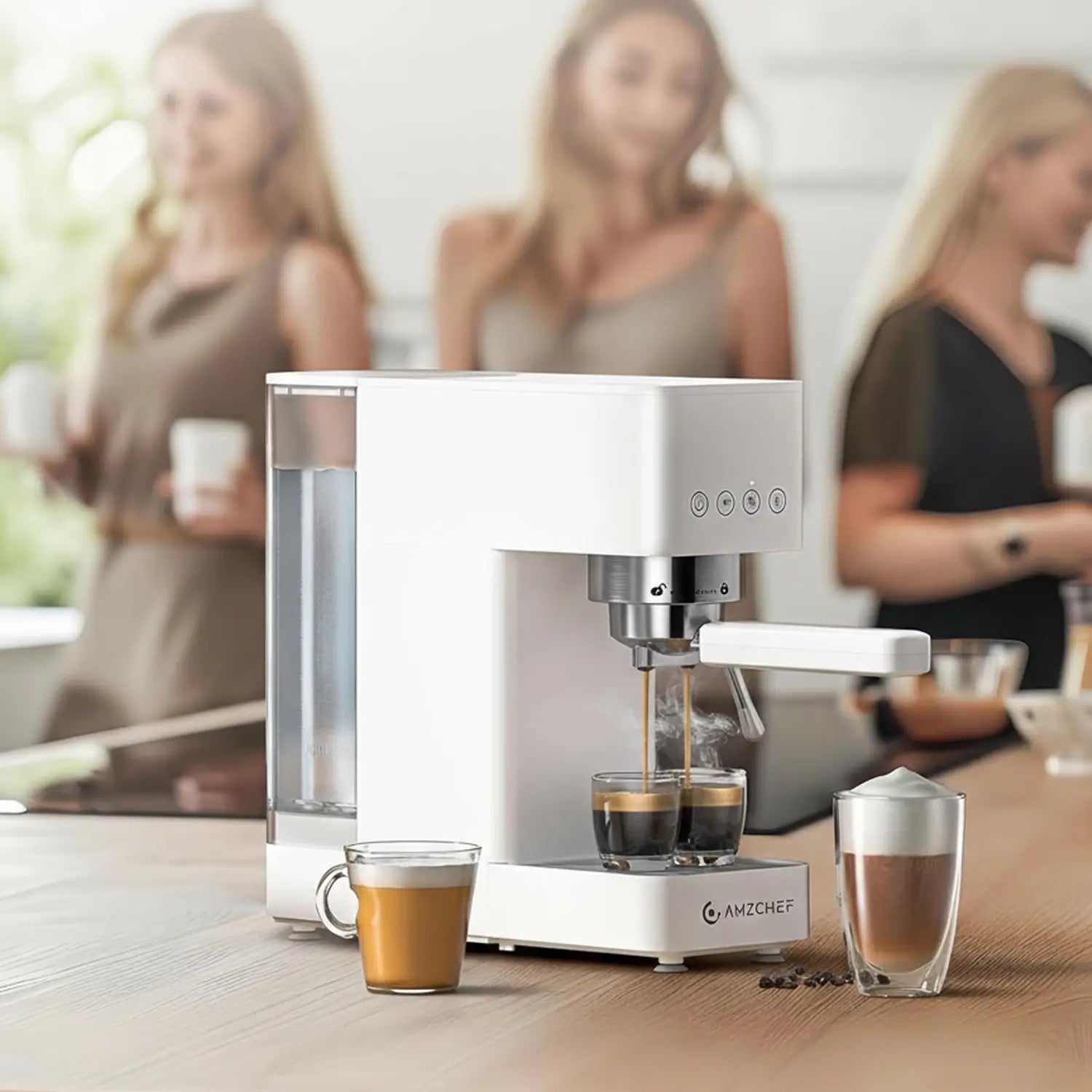 AMZCHEF Espresso Machine 20Bar