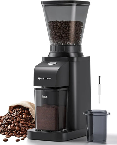Espresso Grinder with Self-Cleaning