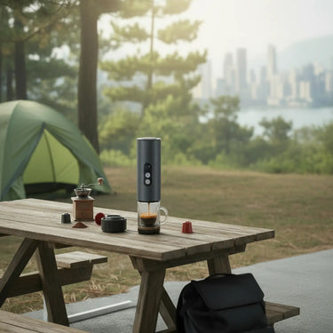 Portable Coffee Maker Recharge a blew 9000mAh Battery