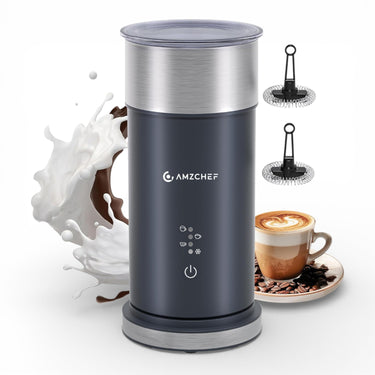 AMZCHEF 4-in-1 IPX6 Waterproof Electric Milk Frother