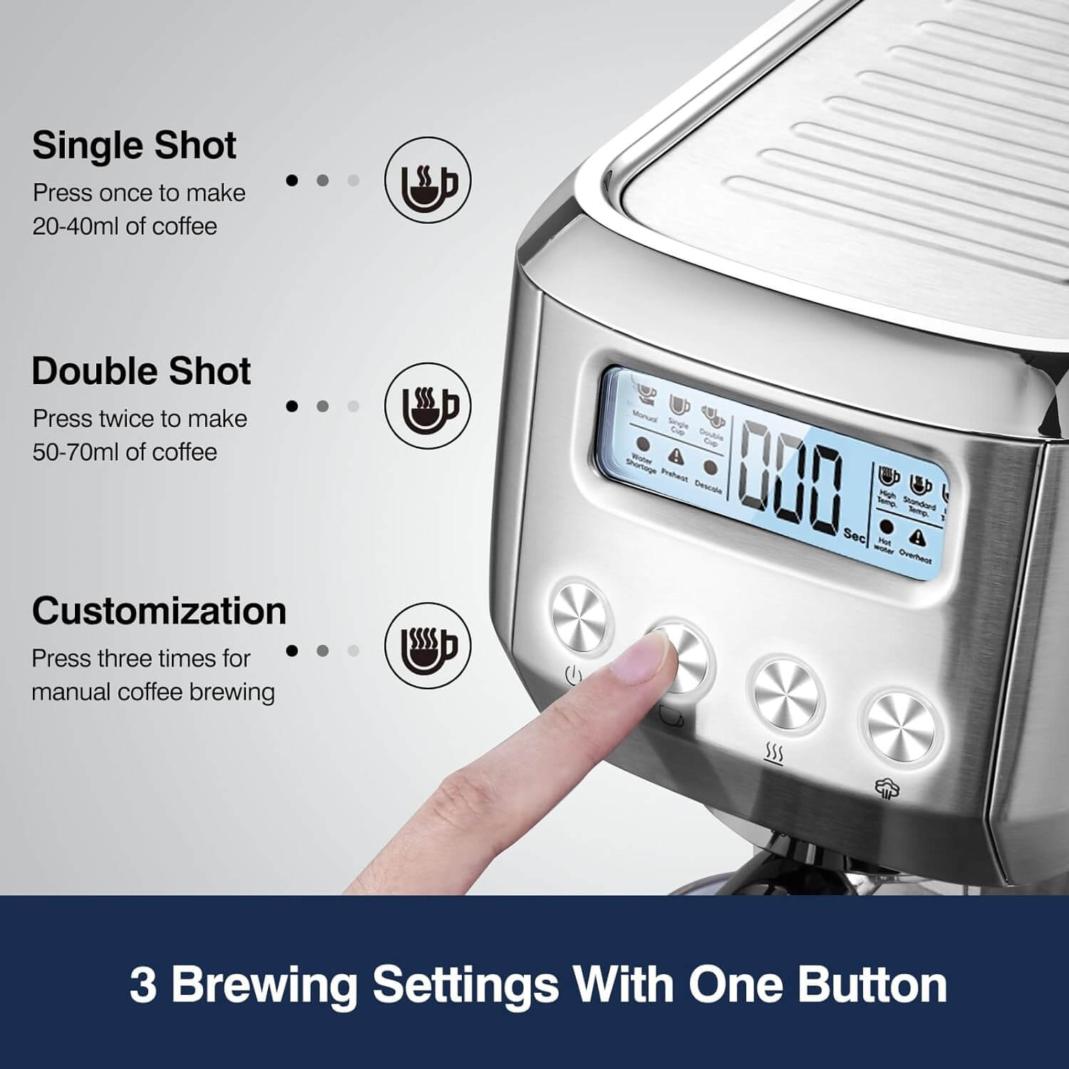 AMZCHEF Espresso Maker