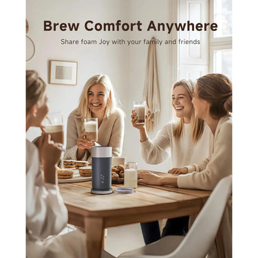 AMZCHEF 4-in-1 IPX6 Waterproof Electric Milk Frother