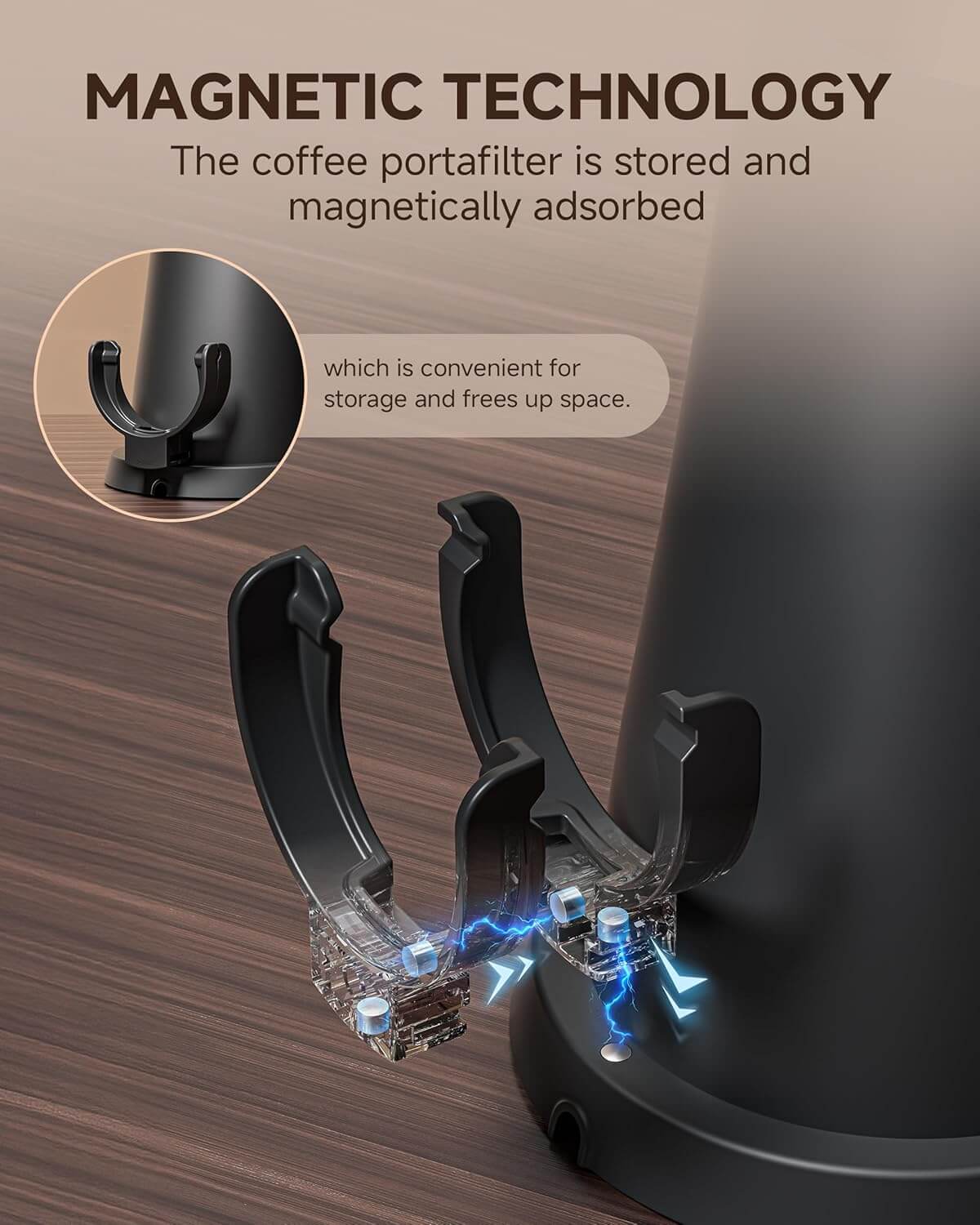 coffee grinder with 75 ultra fine grind settings technology